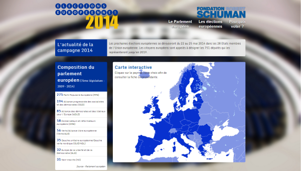 capture d'écran du site elections-europeennes.robert-schuman.eu